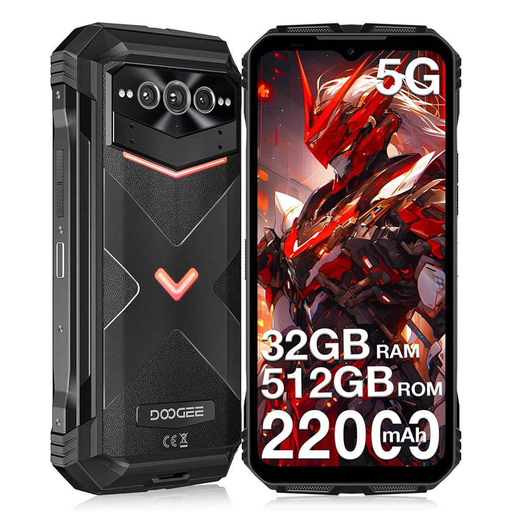 5G mobilní telefon - vysoce výkonná baterie 22 000 mAh - 16 GB RAM + 256 GB ROM