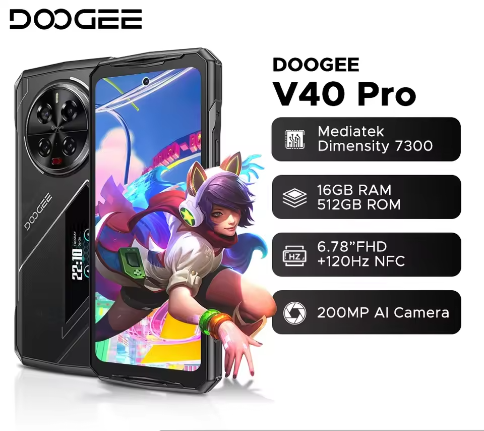 Černý 5G telefon + vestavěná baterie 15500 mAh + 32 GB RAM + 512 GB ROM + rychlé nabíjení 66 W